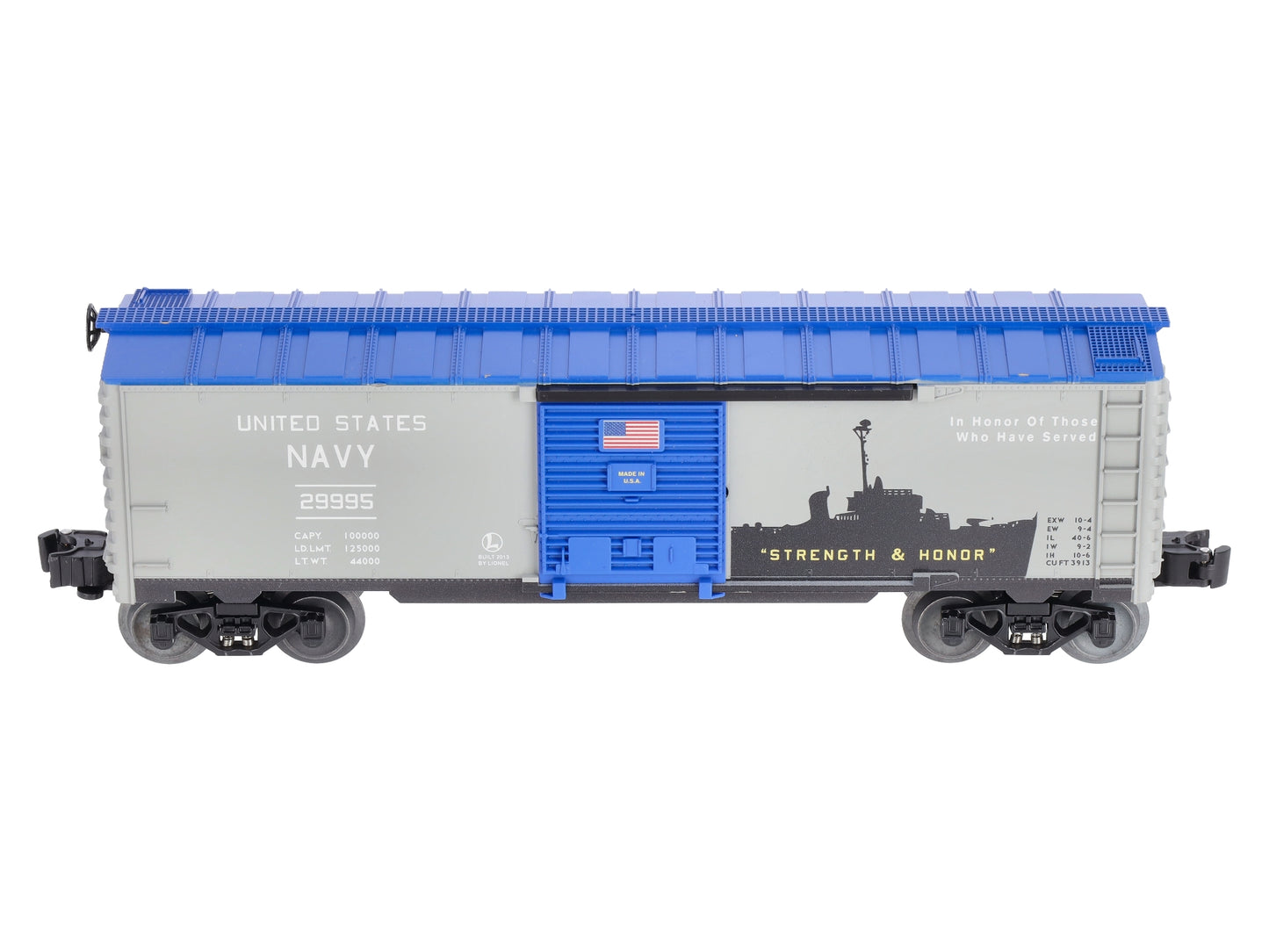 Lionel 6-29995 O USA/ US Navy Boxcar