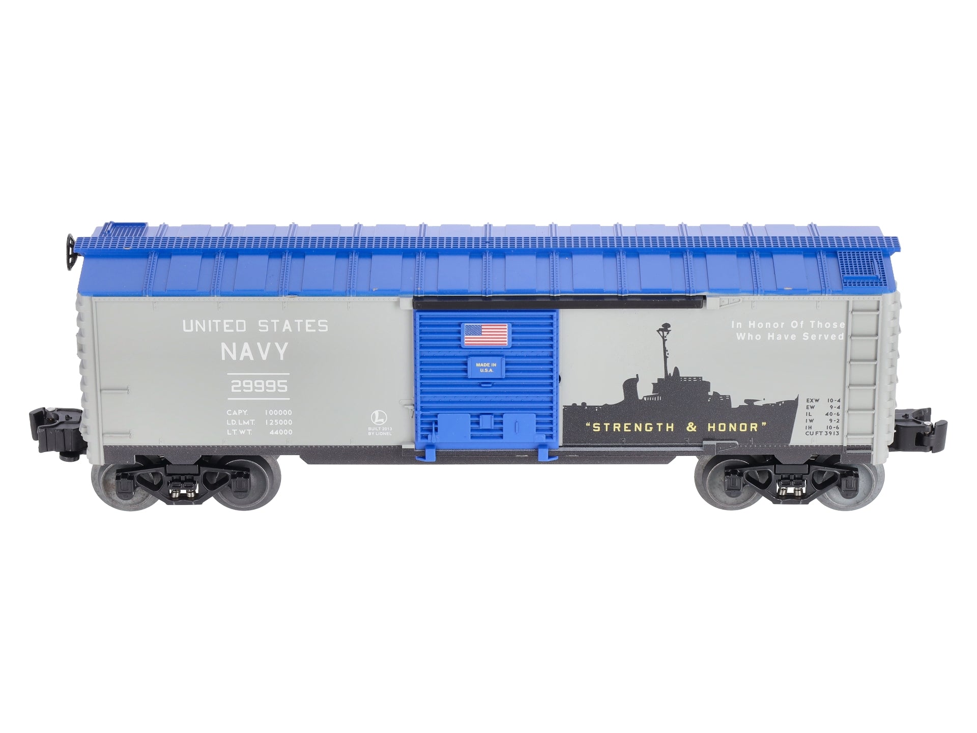 Lionel 6-29995 O USA/ US Navy Boxcar