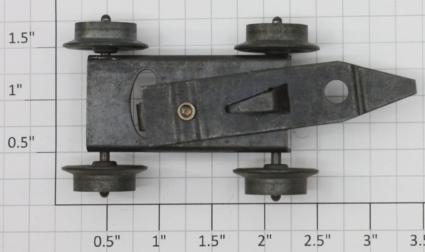 Lionel 1862-23 4-Wheel Front Truck Completed with Black Truck Link