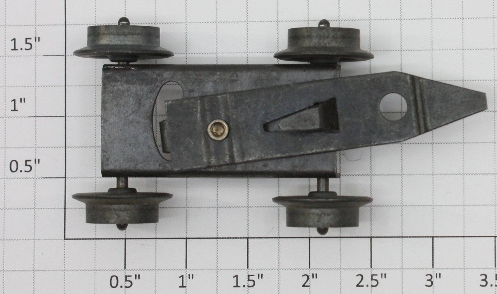 Lionel 1862-23 4-Wheel Front Truck Completed with Black Truck Link