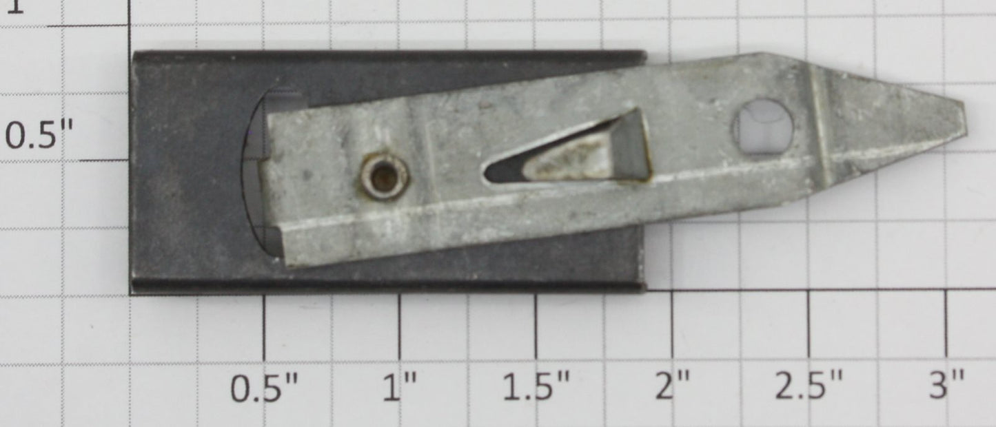 Lionel 1862-6 4-Wheel Front Truck Frame With Nickel Bracket-No Wheels