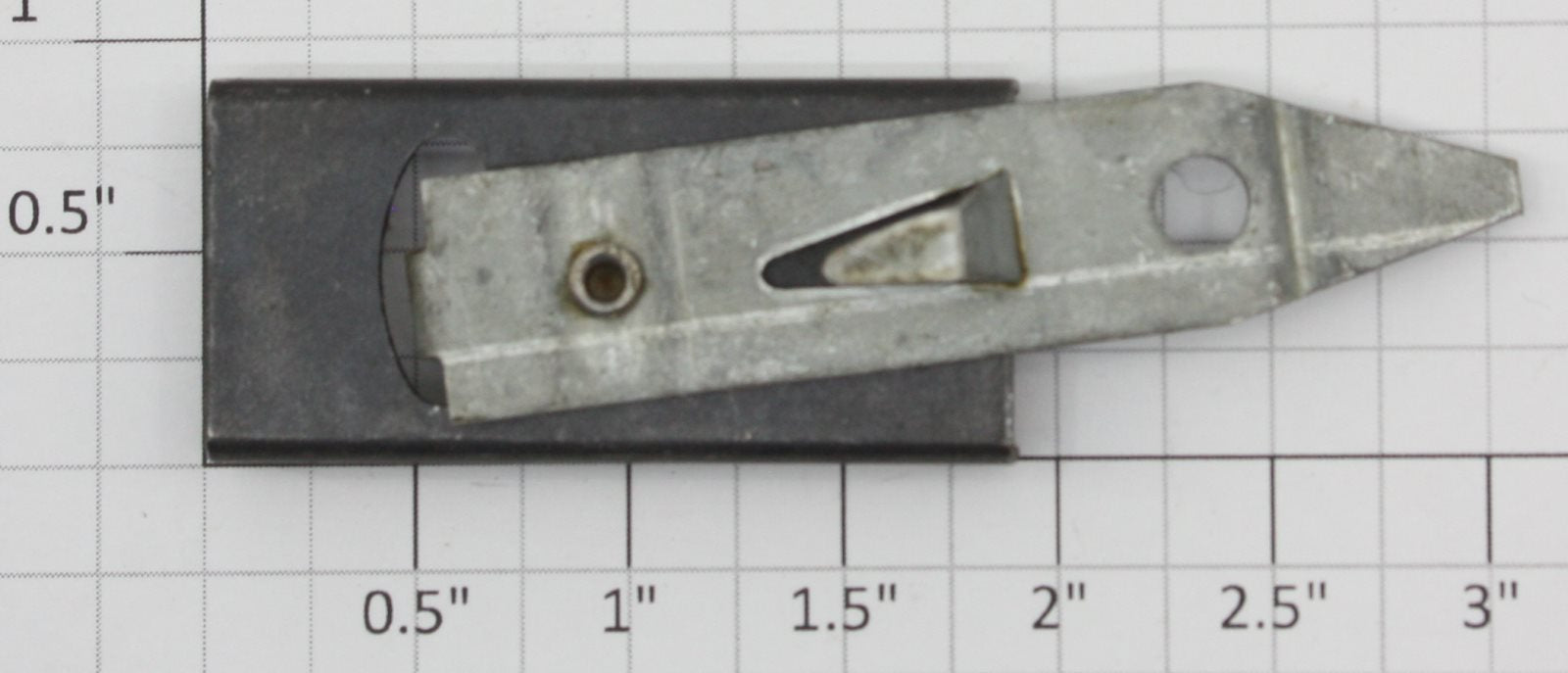 Lionel 1862-6 4-Wheel Front Truck Frame With Nickel Bracket-No Wheels