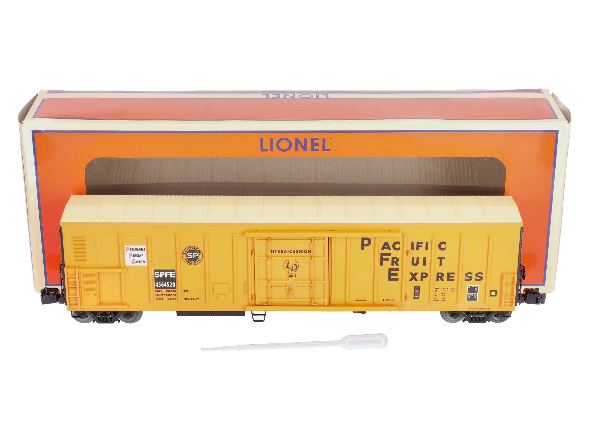 Lionel 2026520 O Pacific Fruit Express Smoking 57' Mechanical Reefer