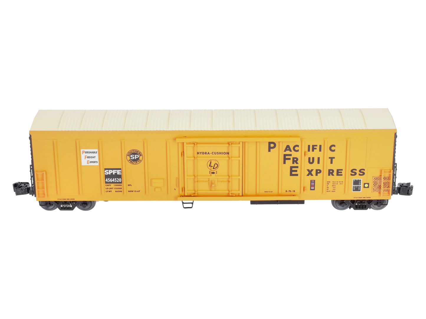 Lionel 2026520 O Pacific Fruit Express Smoking 57' Mechanical Reefer
