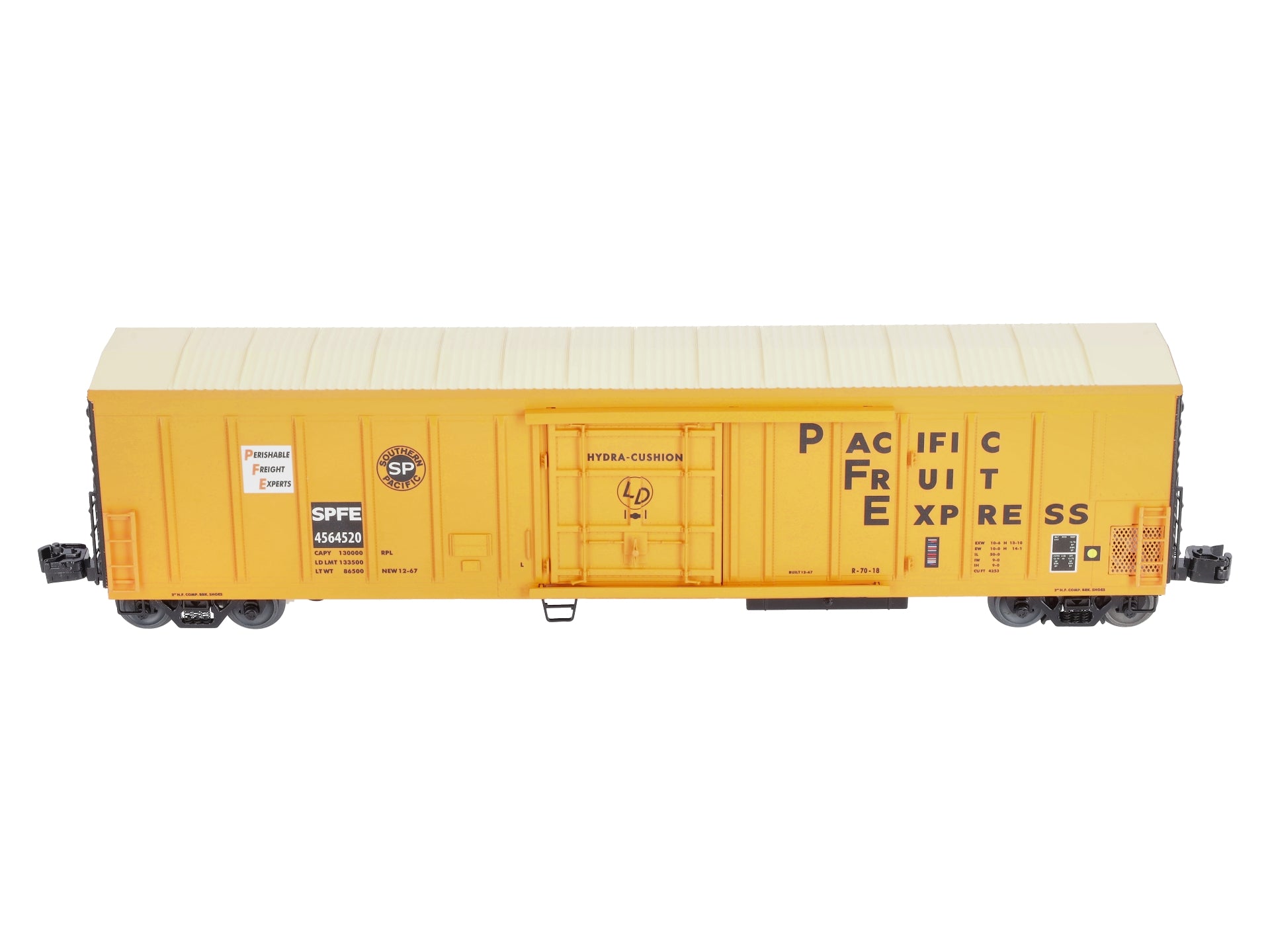 Lionel 2026520 O Pacific Fruit Express Smoking 57' Mechanical Reefer