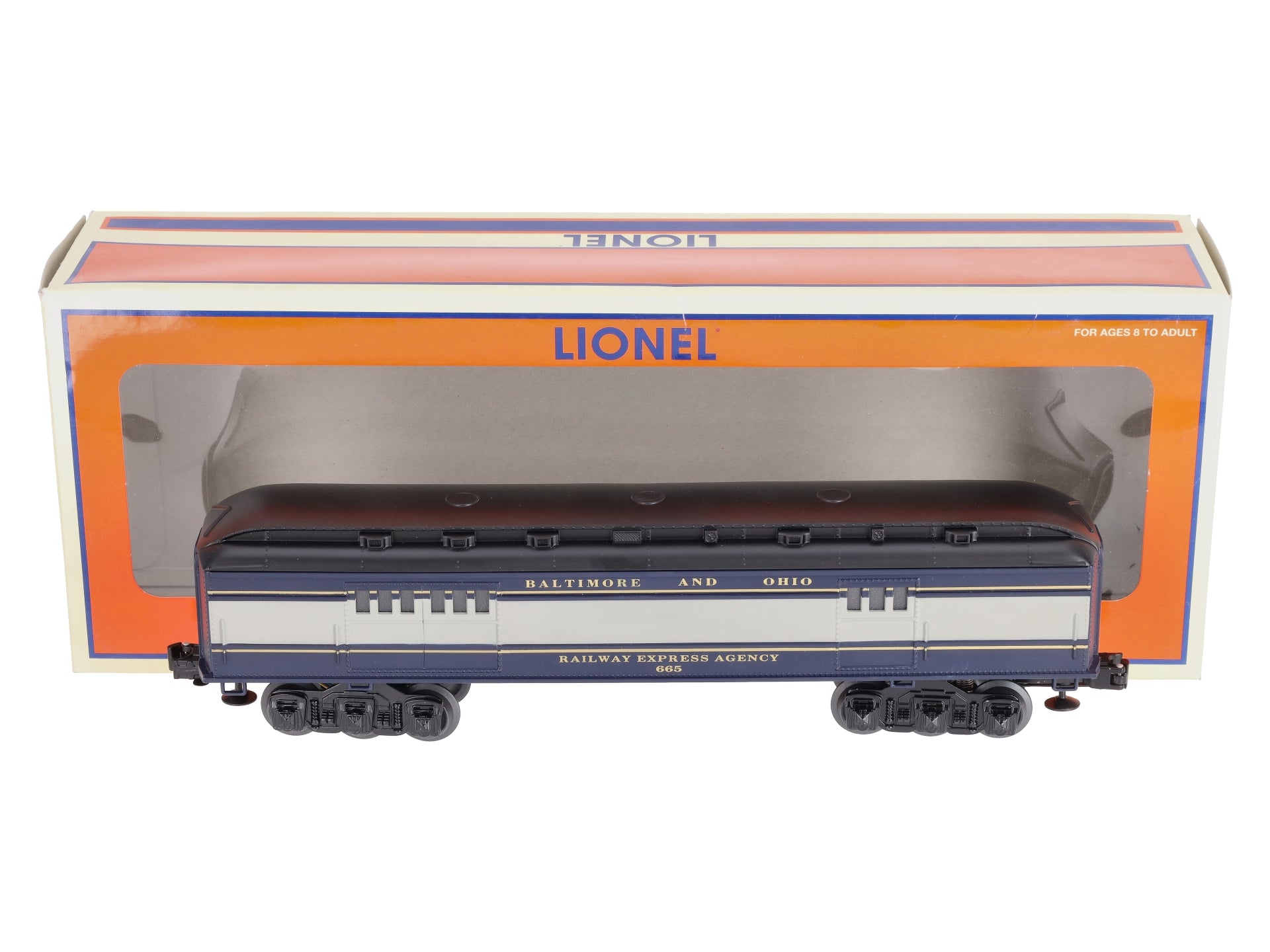 Lionel 6-25176 O Baltimore & Ohio Madison Baggage Car w/TrainSounds
