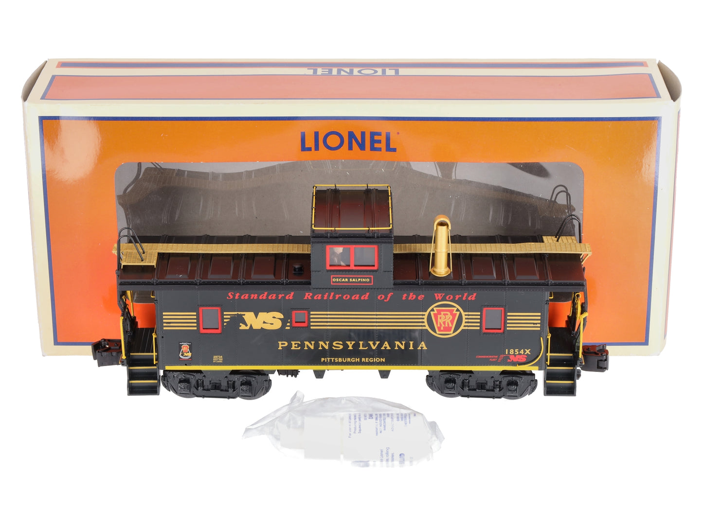 Lionel 6-29734 O Pennsylvania Heritage CA-4 Caboose #1854X EX/Box