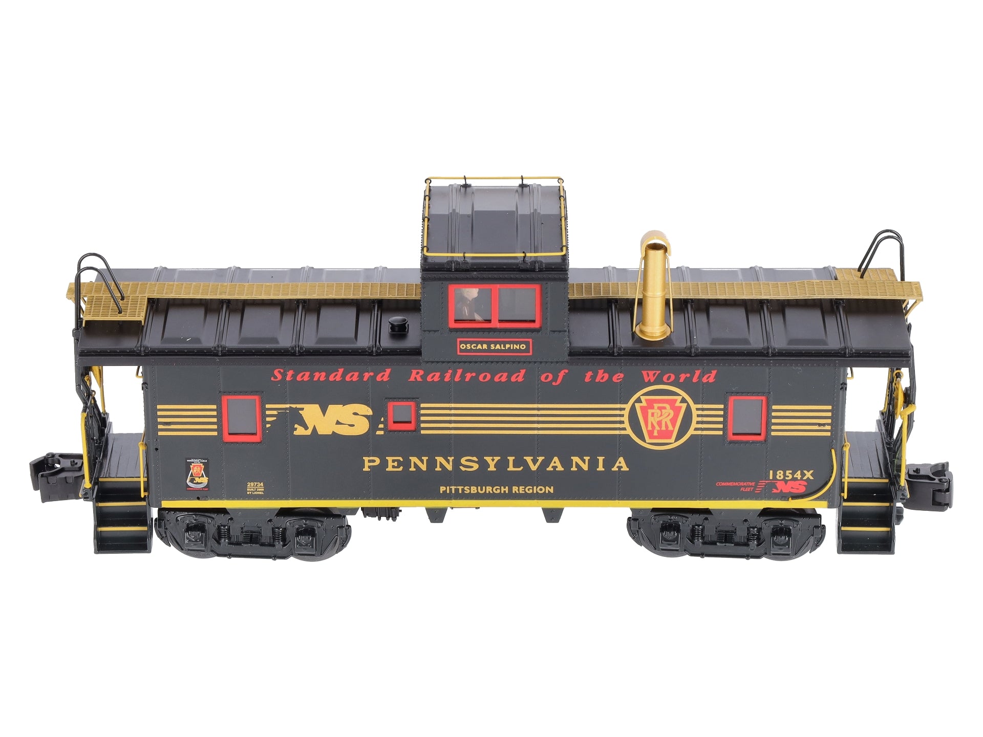 Lionel 6-29734 O Pennsylvania Heritage CA-4 Caboose #1854X