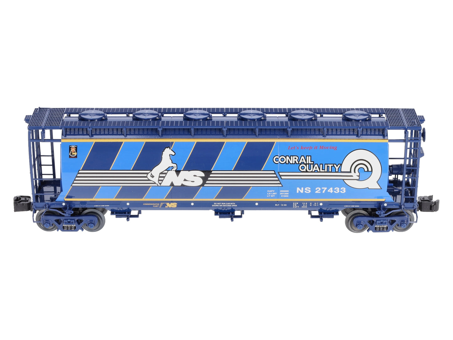 Lionel 6-27433 O Gauge Conrail Heritage Cylindrical Hopper #27433 LN/Box