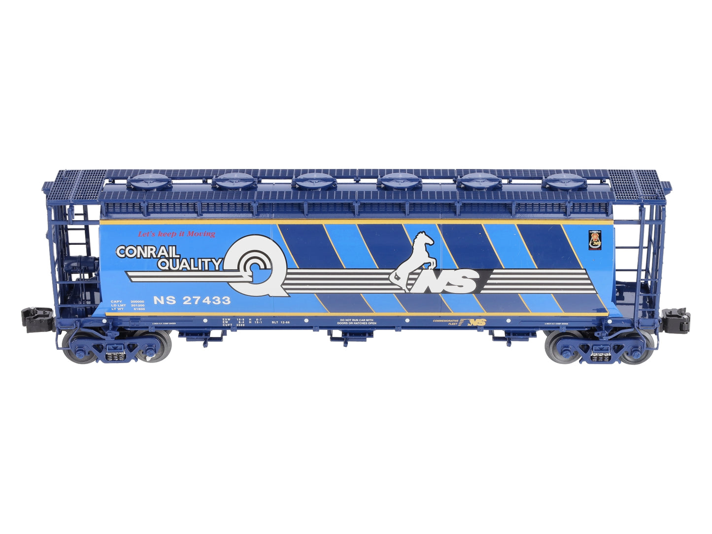 Lionel 6-27433 O Gauge Conrail Heritage Cylindrical Hopper #27433 LN/Box