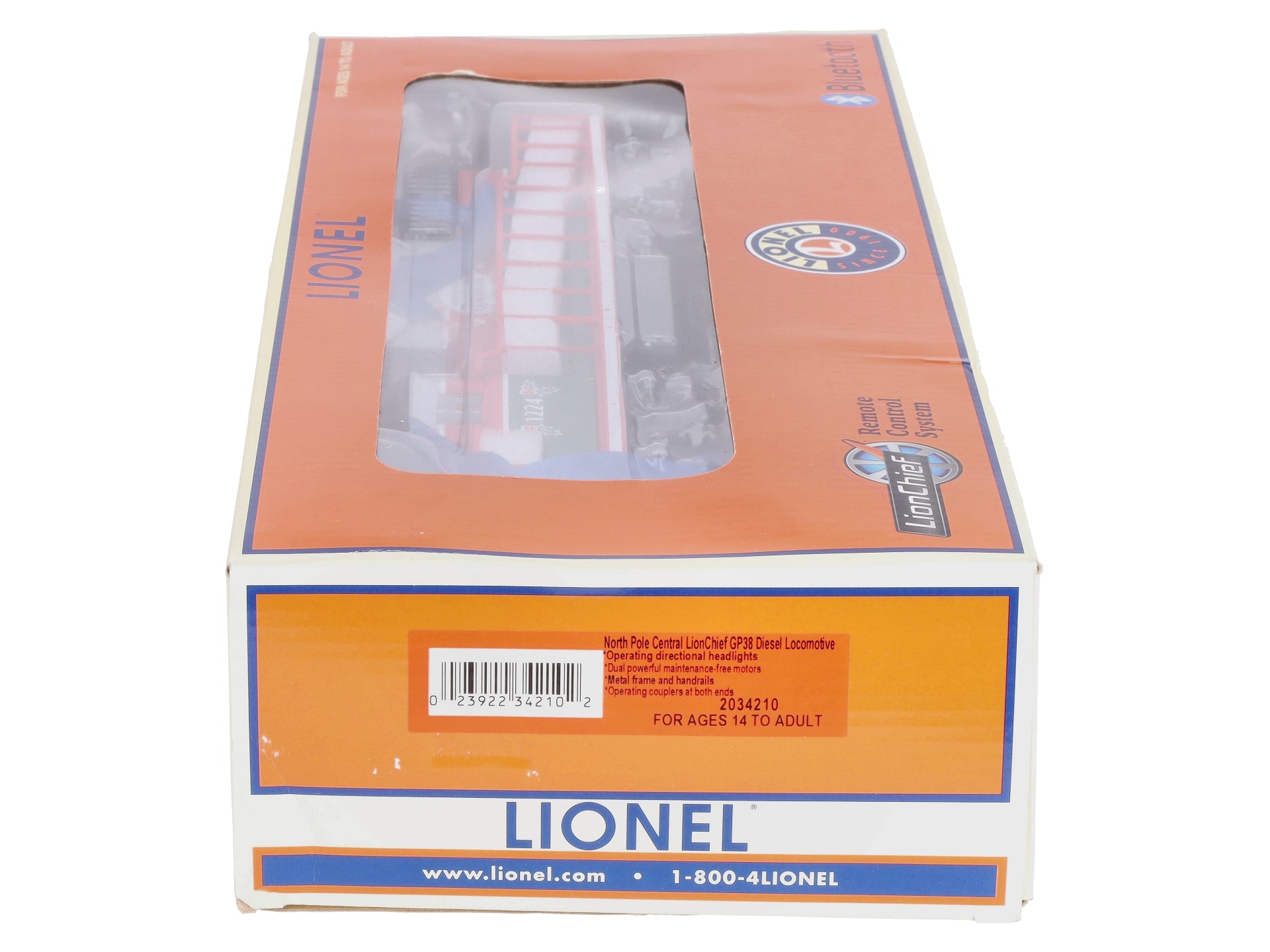 Lionel 2034210 O North Pole Central LionChief GP38 Diesel Locomotive #1224