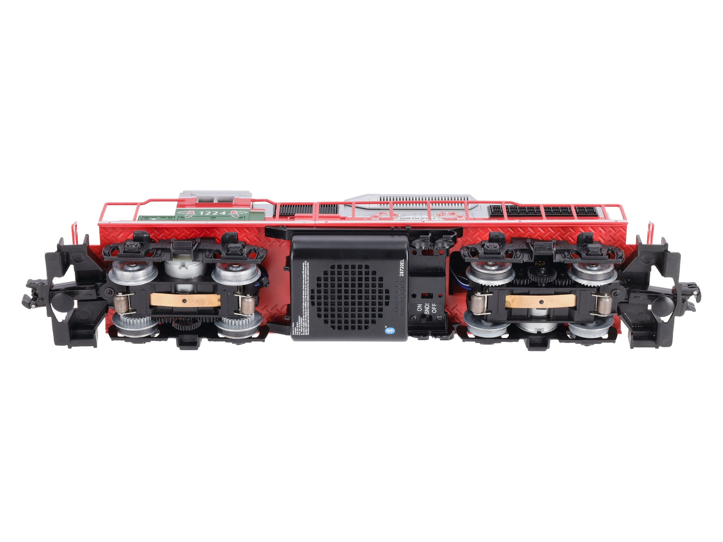 Lionel 2034210 O North Pole Central LionChief GP38 Diesel Locomotive #1224