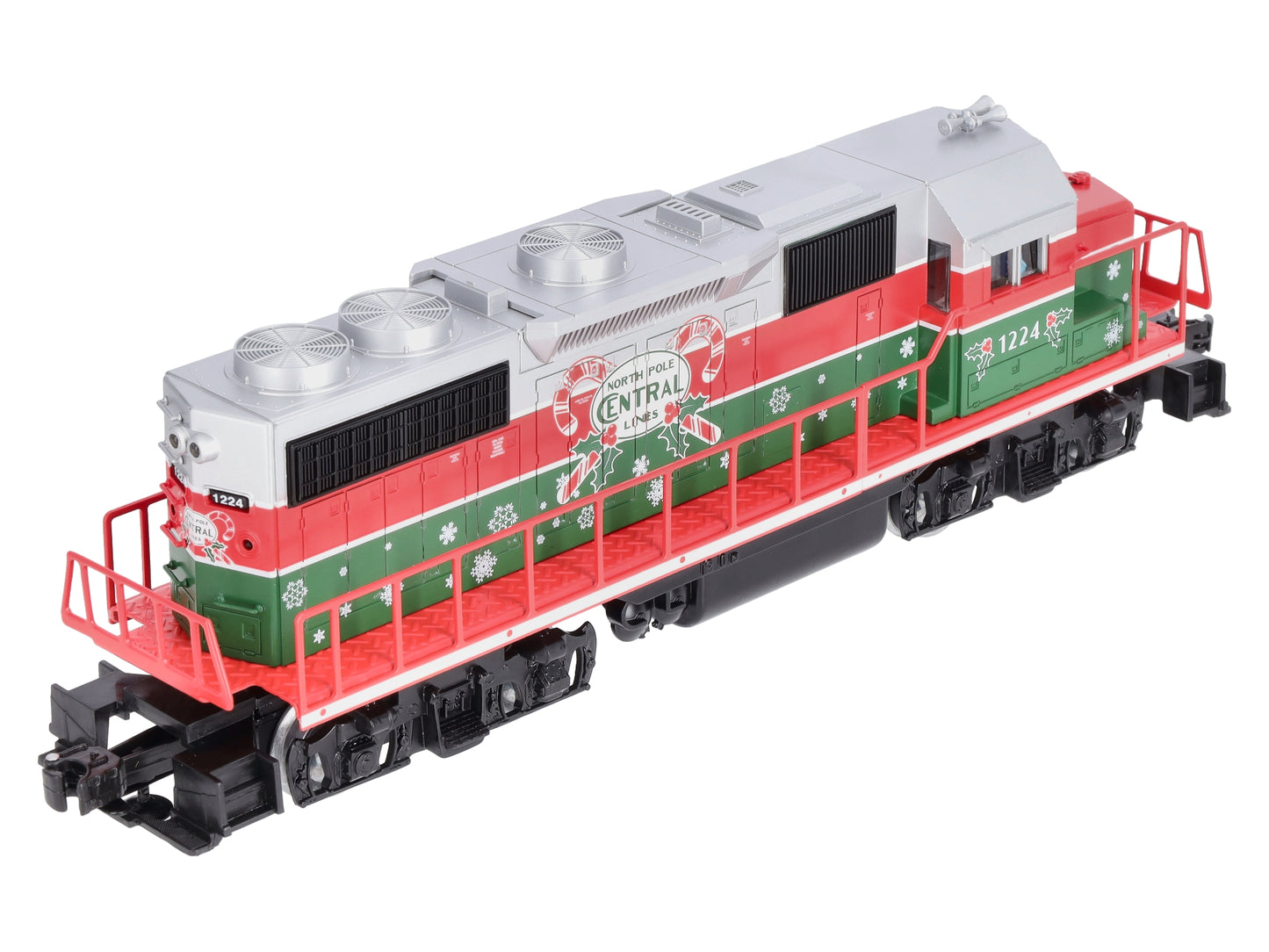 Lionel 2034210 O North Pole Central LionChief GP38 Diesel Locomotive #1224