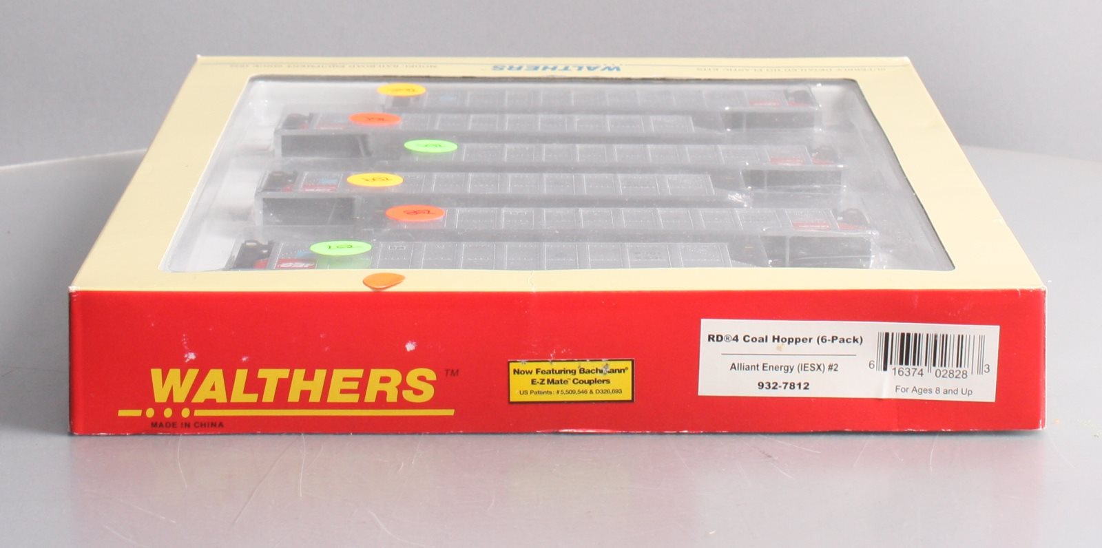 Walthers 932-7812 HO Alliant Energy RD4 Coal Hoppers (Set of 6) LN/Box
