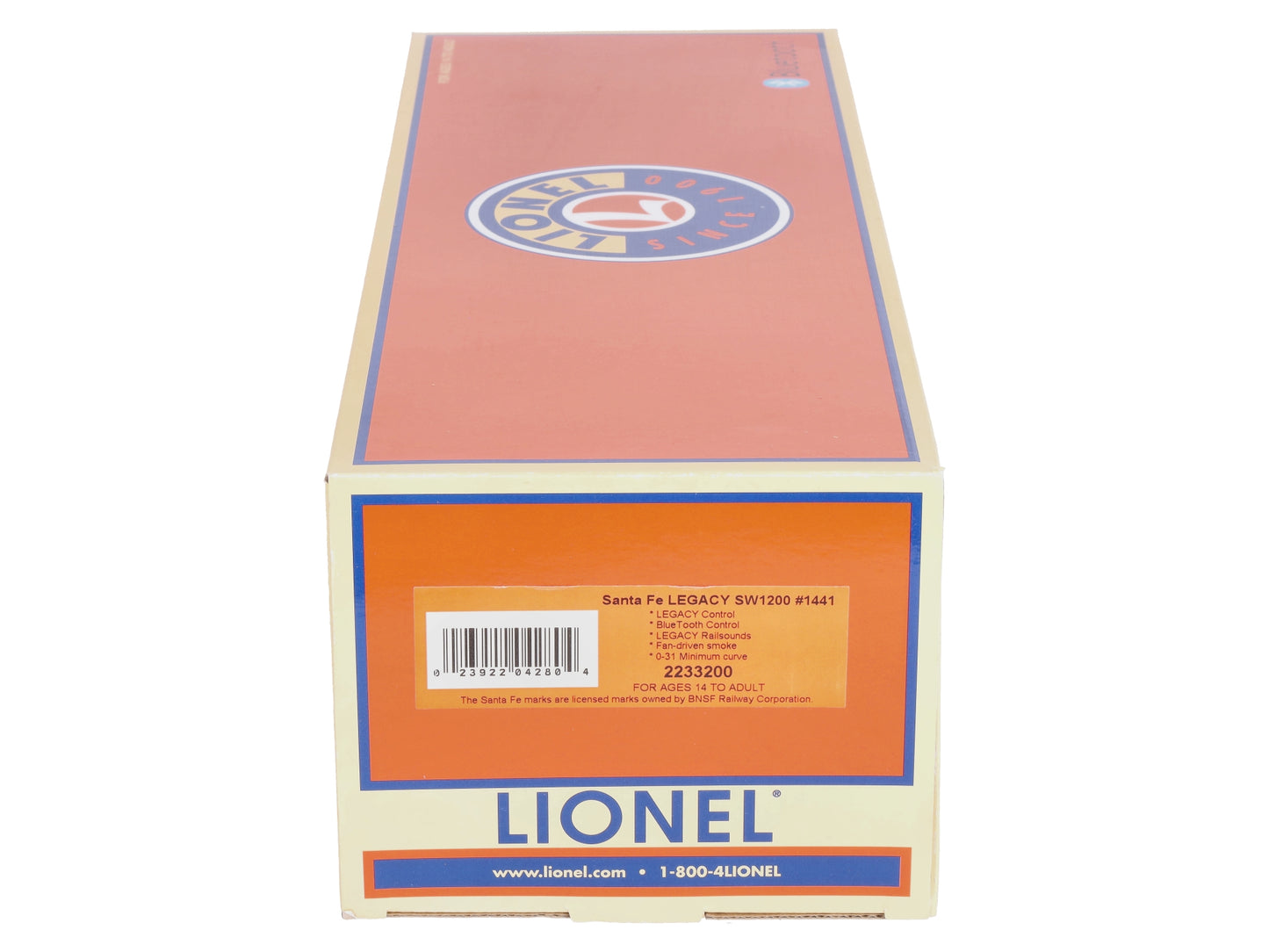 Lionel 2233200 Santa Fe SW1200 Diesel Switcher #1441 with LEGACY