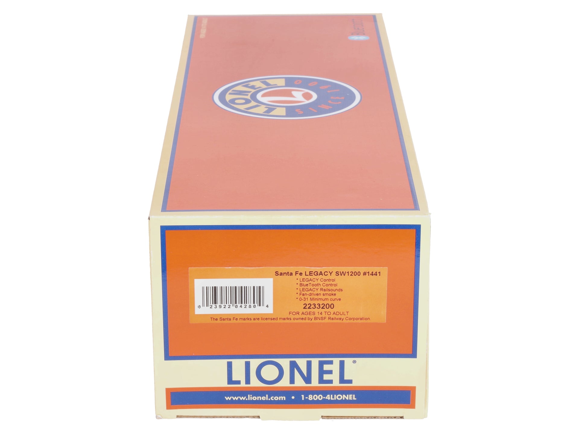 Lionel 2233200 Santa Fe SW1200 Diesel Switcher #1441 with LEGACY