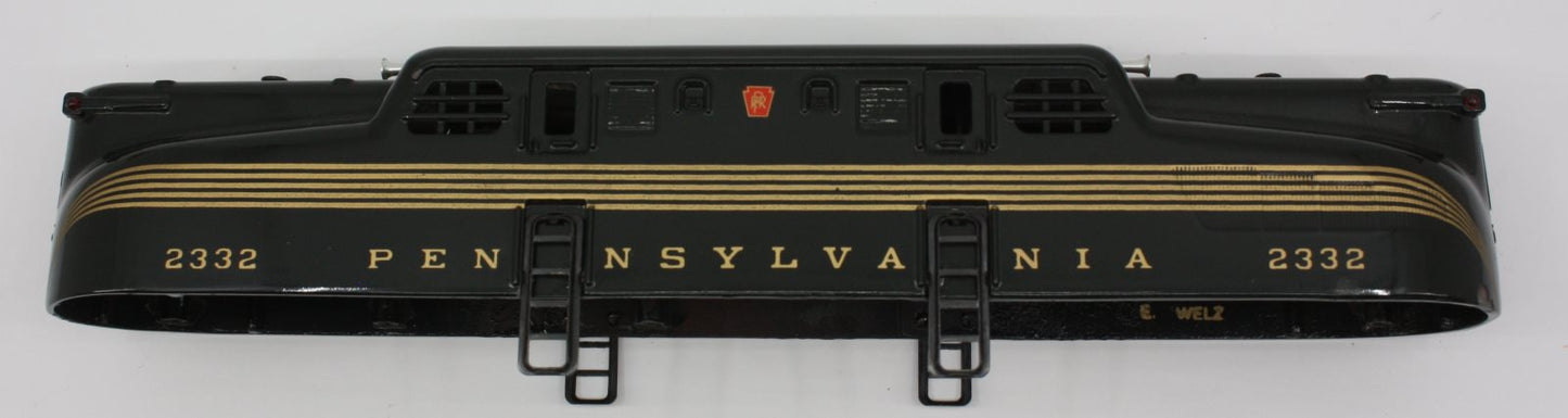 Lionel 2332-5 Black Diecast GG-1 Pennsylvania Shell #2332