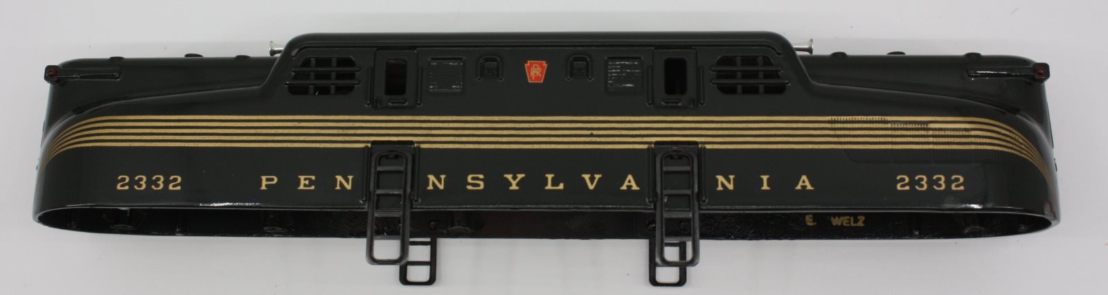 Lionel 2332-5 Black Diecast GG-1 Pennsylvania Shell #2332