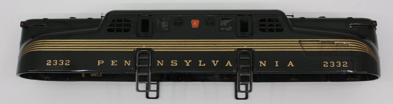 Lionel 2332-5 Black Diecast GG-1 Pennsylvania Shell #2332