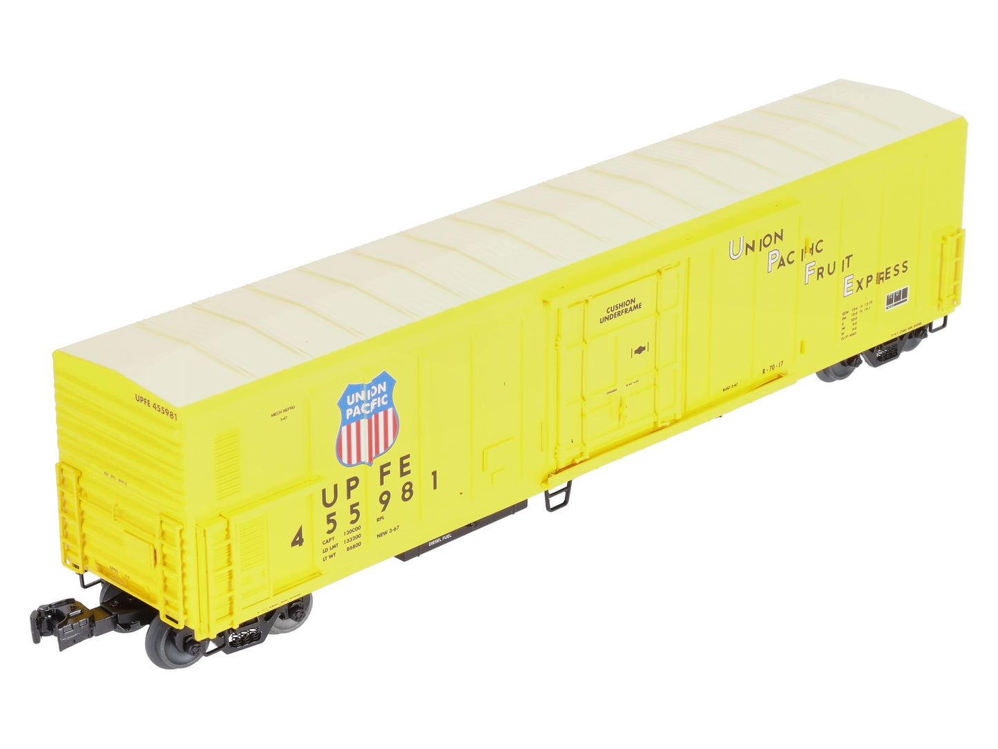 Lionel 2026530 O Gauge Union Pacific Smoking 57' Mechanical Reefer #455981