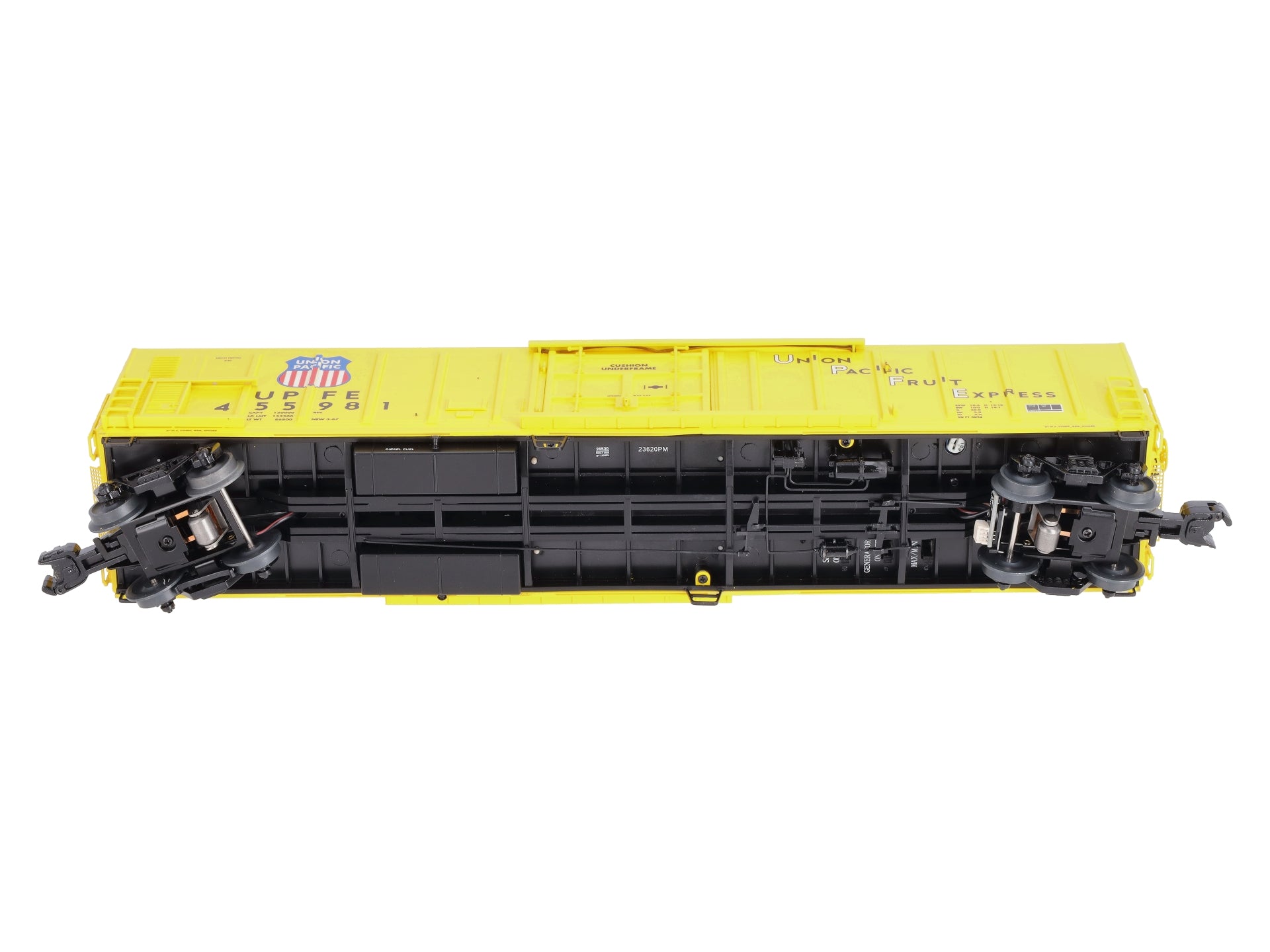 Lionel 2026530 O Gauge Union Pacific Smoking 57' Mechanical Reefer #455981