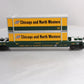 MTH 30-76526 O Gauge Chicago & North Western Husky Stack Car #289565