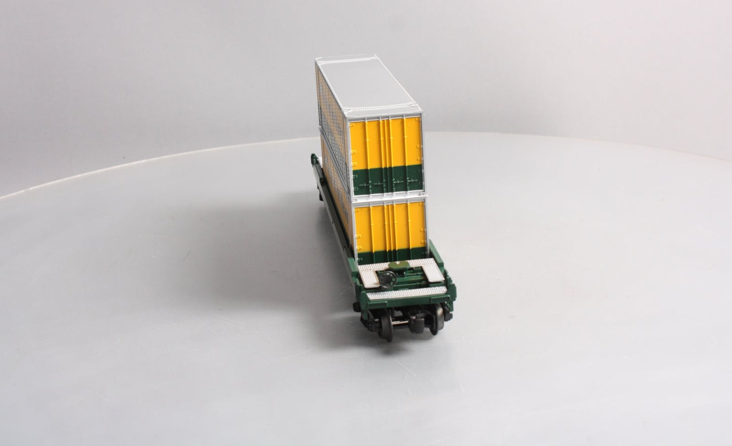 MTH 30-76526 O Gauge Chicago & North Western Husky Stack Car #289565
