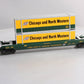 MTH 30-76526 O Gauge Chicago & North Western Husky Stack Car #289565