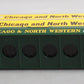 MTH 30-76526 O Gauge Chicago & North Western Husky Stack Car #289565