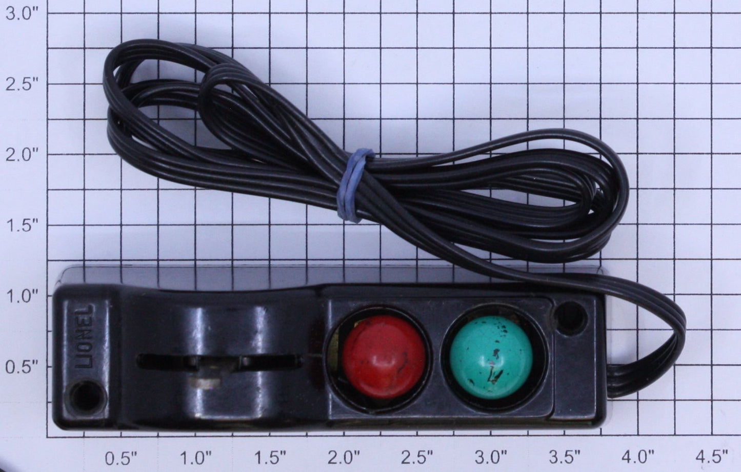 Lionel O22C-1 O Gauge Black Screw Bulb Switch Controller with Bulbs and Wire