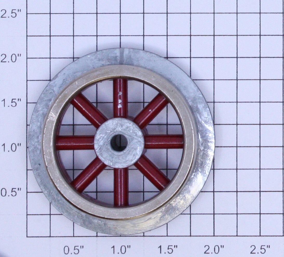 Lionel 33-31 Red Spoked 2-1/16" Std. Gauge Electric Loco Plain Wheel