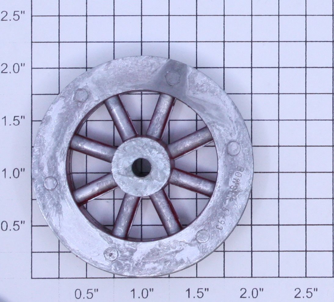 Lionel 33-31 Red Spoked 2-1/16" Std. Gauge Electric Loco Plain Wheel