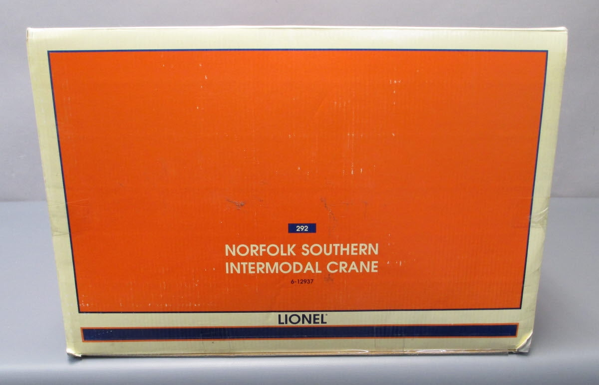 Lionel 6-12937 O Norfolk Southern Intermodal Crane LN/Box