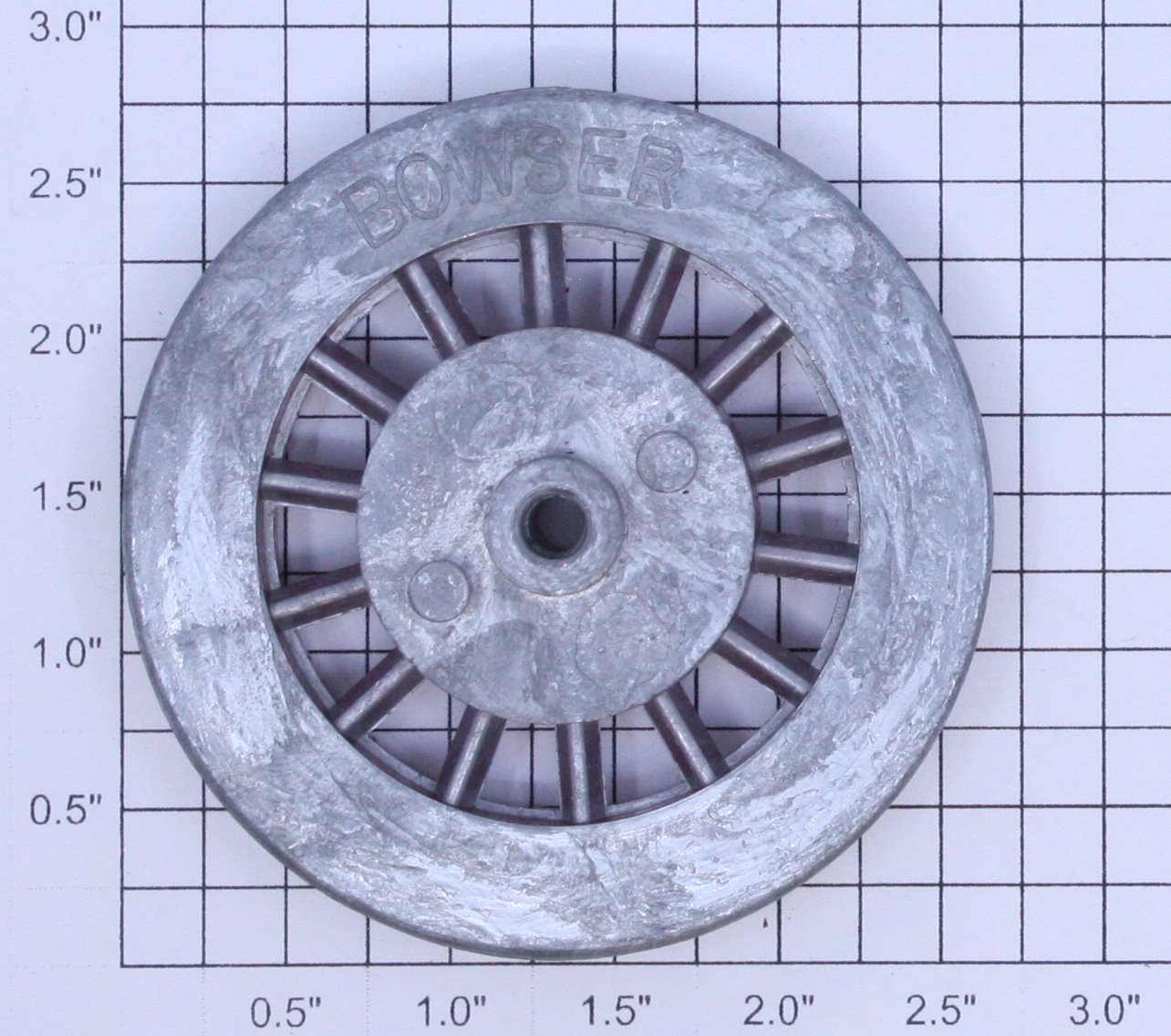 Lionel SM-72X Red Spoked 2-3/8" Std. Gauge Electric Loco Super Motor Plain Wheel