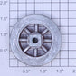 Lionel SL-98 Red Spoked 1-5/8" O Gauge Electric Loco Gear Wheel