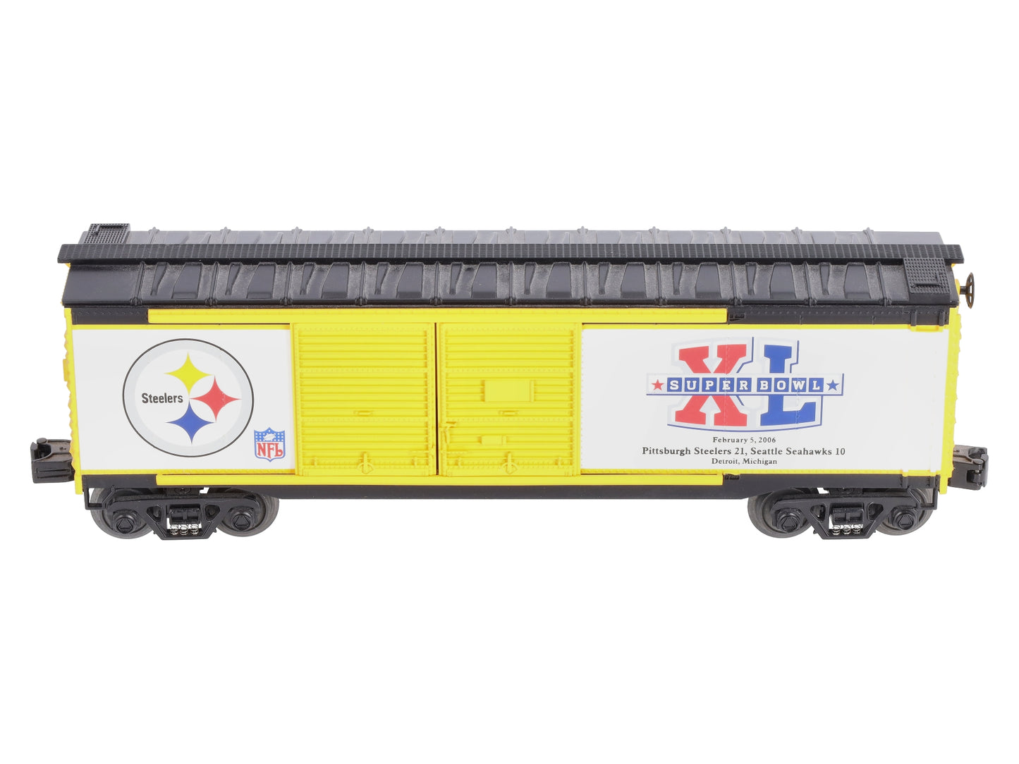 MTH 30-74366 O Gauge NFL Pittsburgh Steelers Boxcar