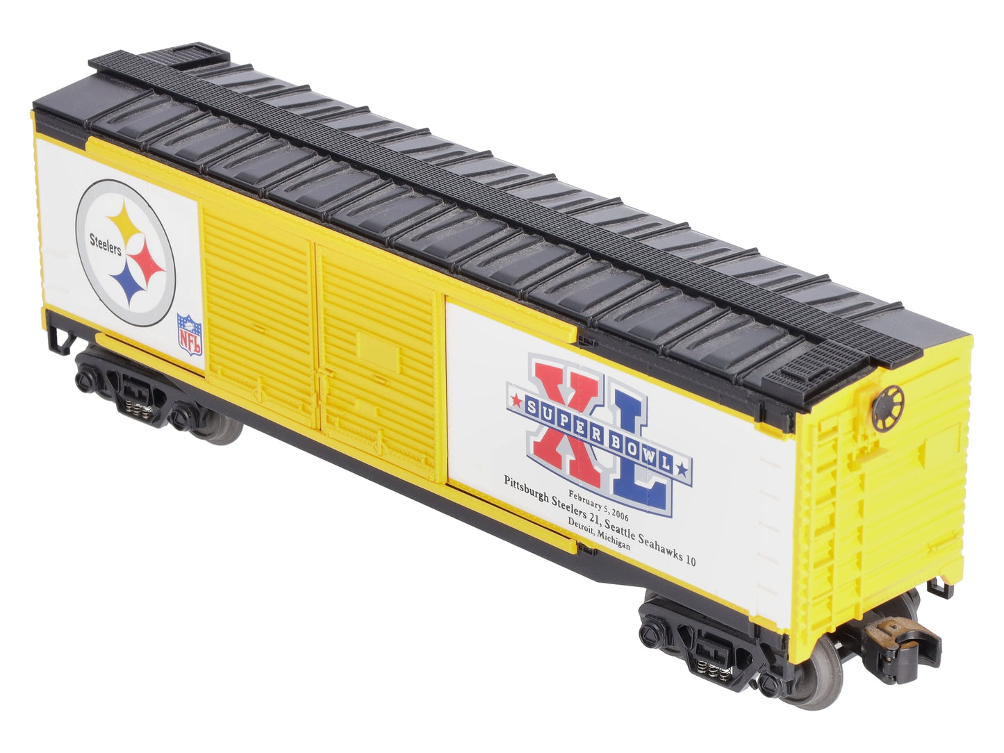 MTH 30-74366 O Gauge NFL Pittsburgh Steelers Boxcar