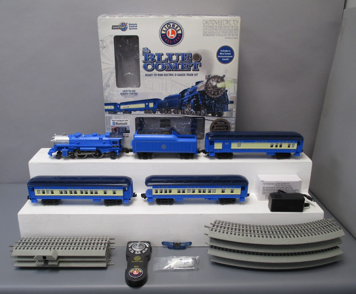 Lionel 1923070 O Gauge Blue Comet LionChief  Steam Train Set with Bluetooth MT/Box