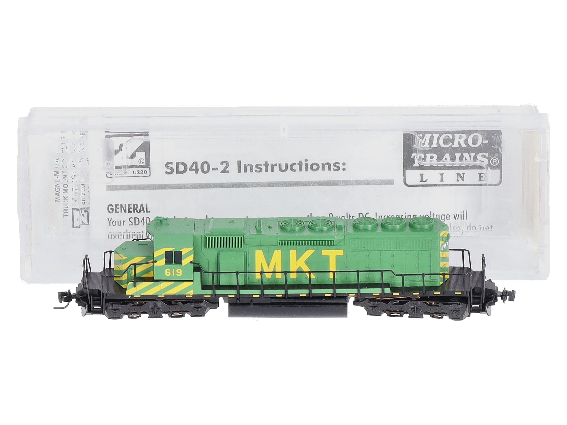 Micro-Trains 97001121 Z MKT SD40-2 Powered Diesel Locomotive #619