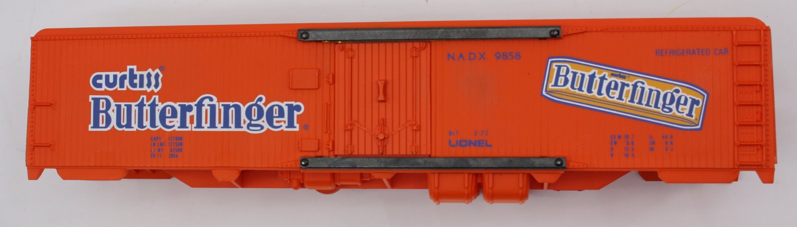 Lionel 9858-1 Orange Curtiss Butterfinger Shell-No Roof, Shell Only