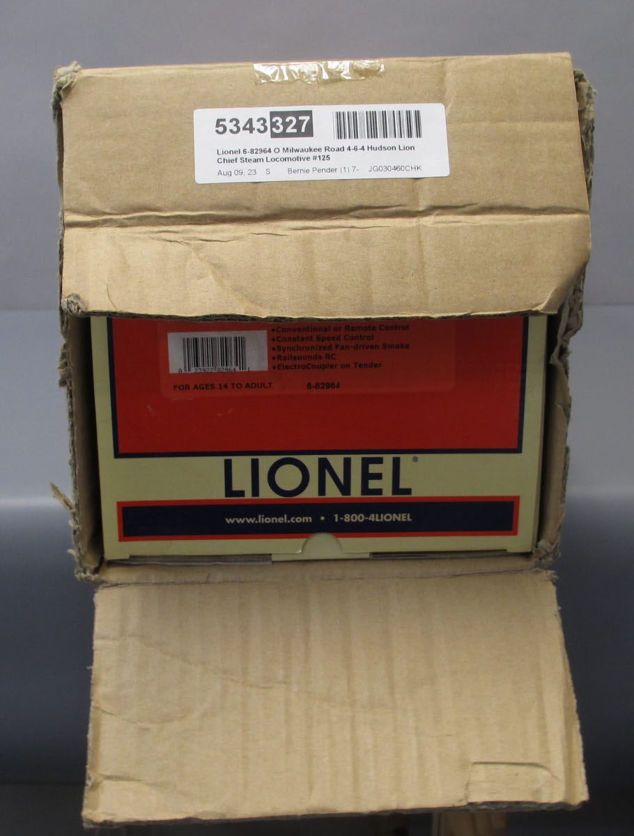 Lionel 6-82964 O Milwaukee Road 4-6-4 Hudson Lion Chief Steam Locomotive #125