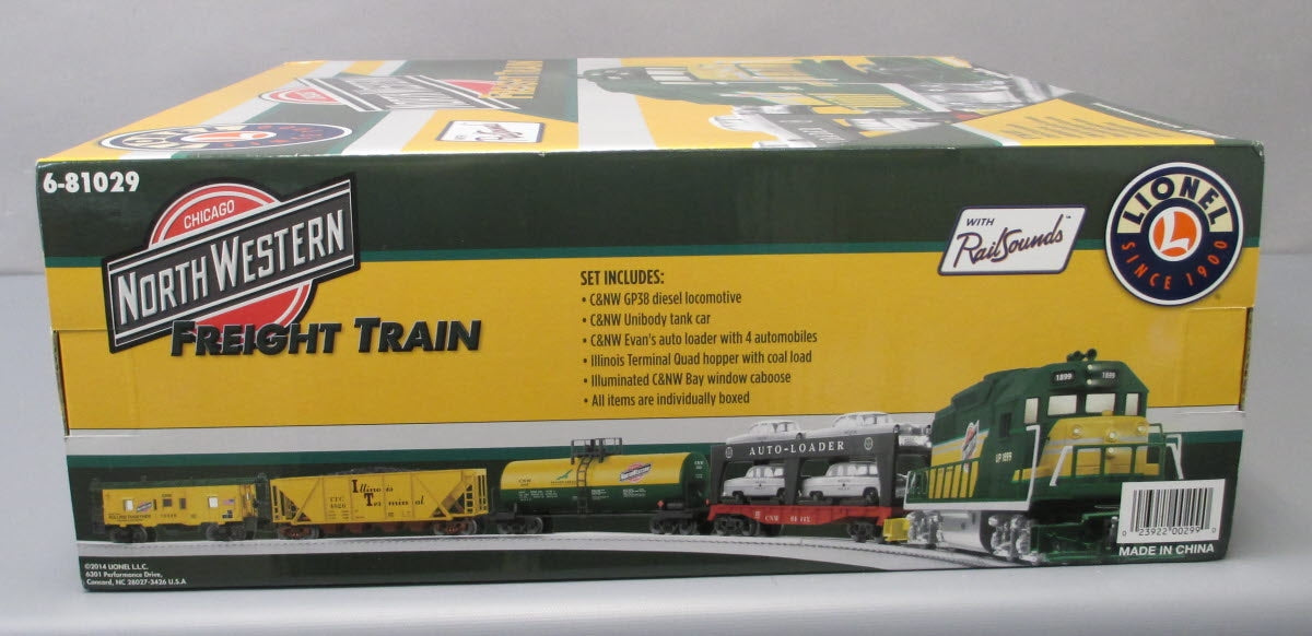 Lionel 6-81029 C&NW Windy City GP38 O Gauge Diesel Freight Train Set