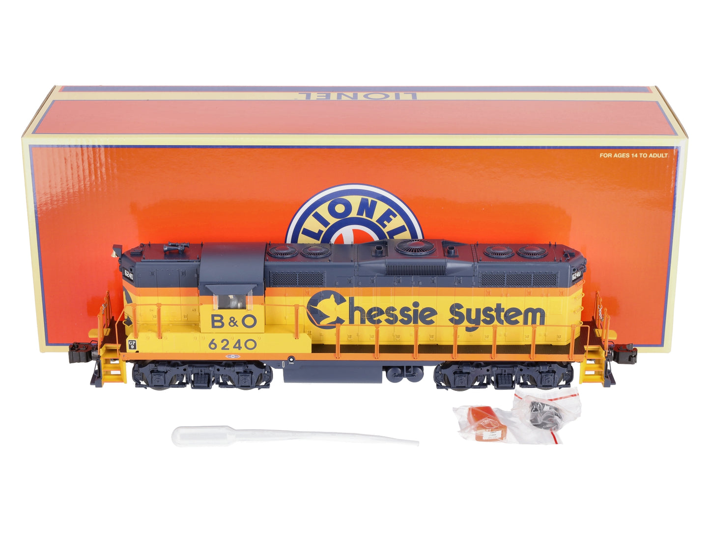 Lionel 6-82787 O Gauge Chessie B&O Legacy GP9 Diesel Locomotive #6240