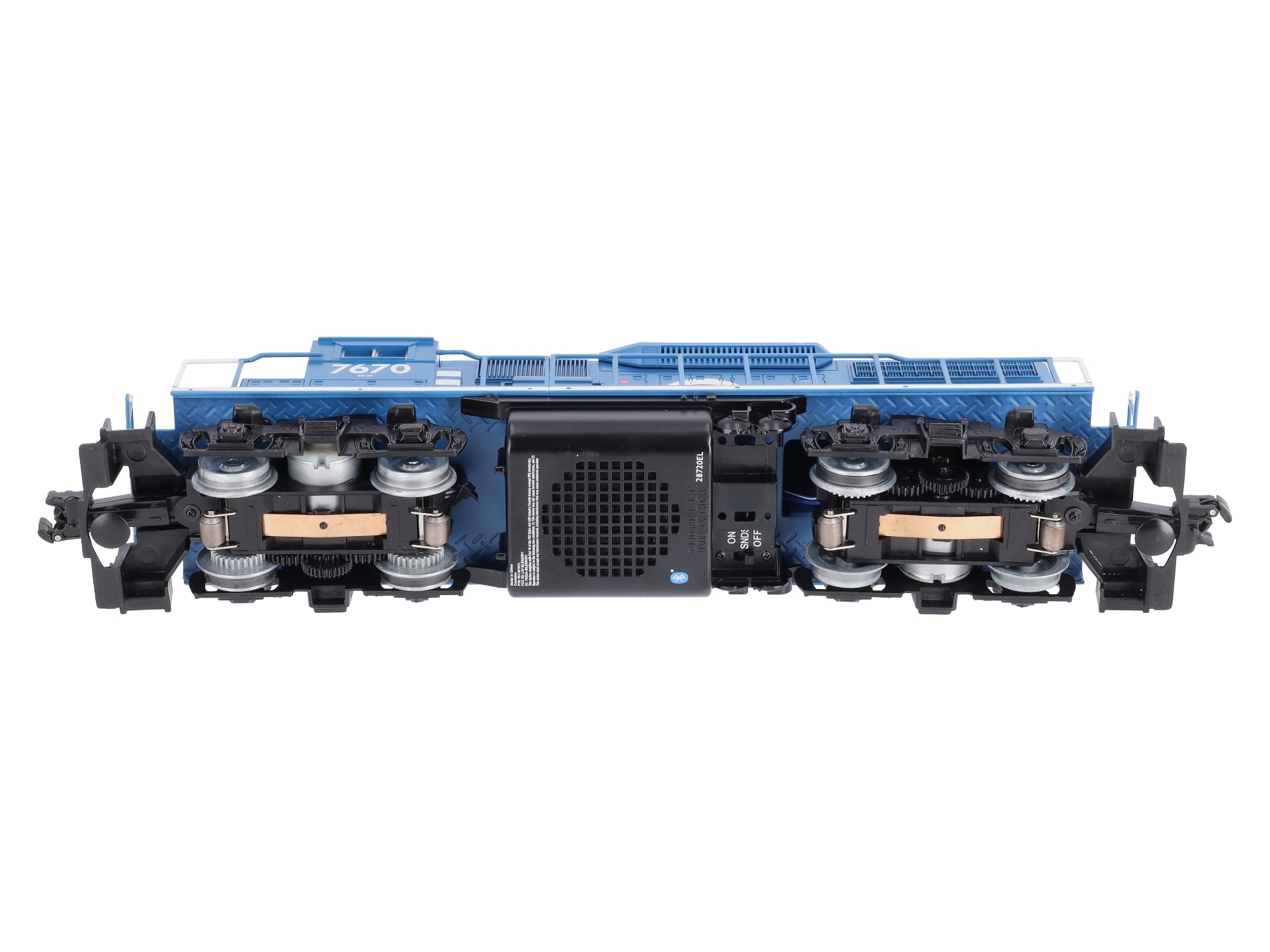 Lionel 2034180 O Conrail Lionchief GP38 Diesel Locomotive #7670