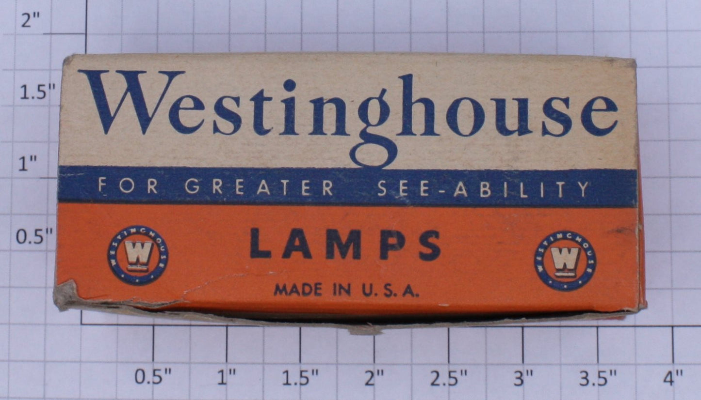 Westinghouse 1455R 18 Volt Bayonet Base Red Large Globe Light Bulbs (Box of 10)