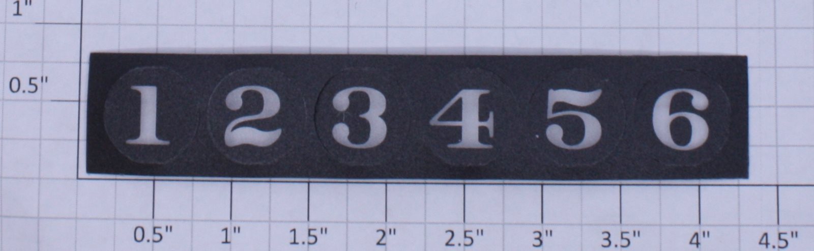 Lionel 12045-203 FasTrack Remote Switch Controller Numbers #1 to #6