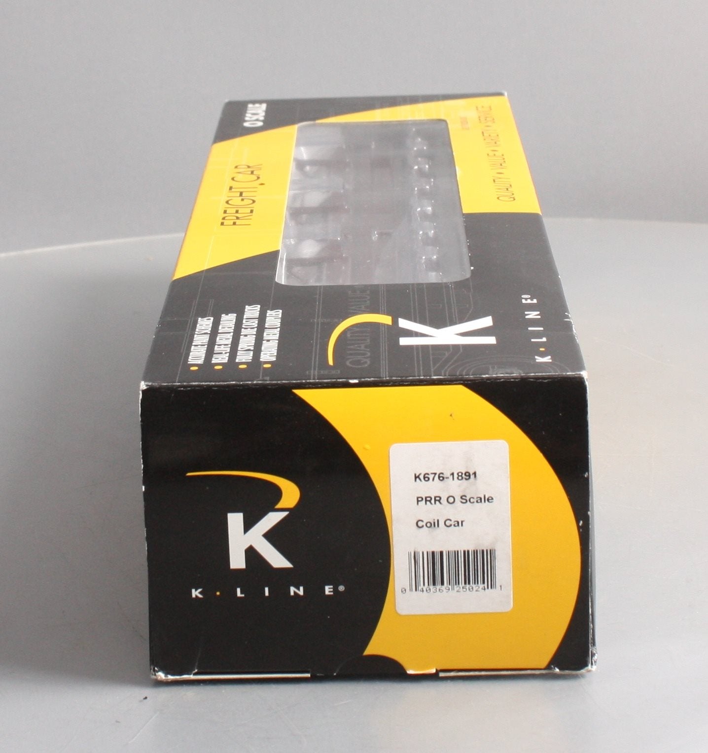 K-Line K676-1891 O Gauge Pennsylvania Coil Car #387011 LN/Box