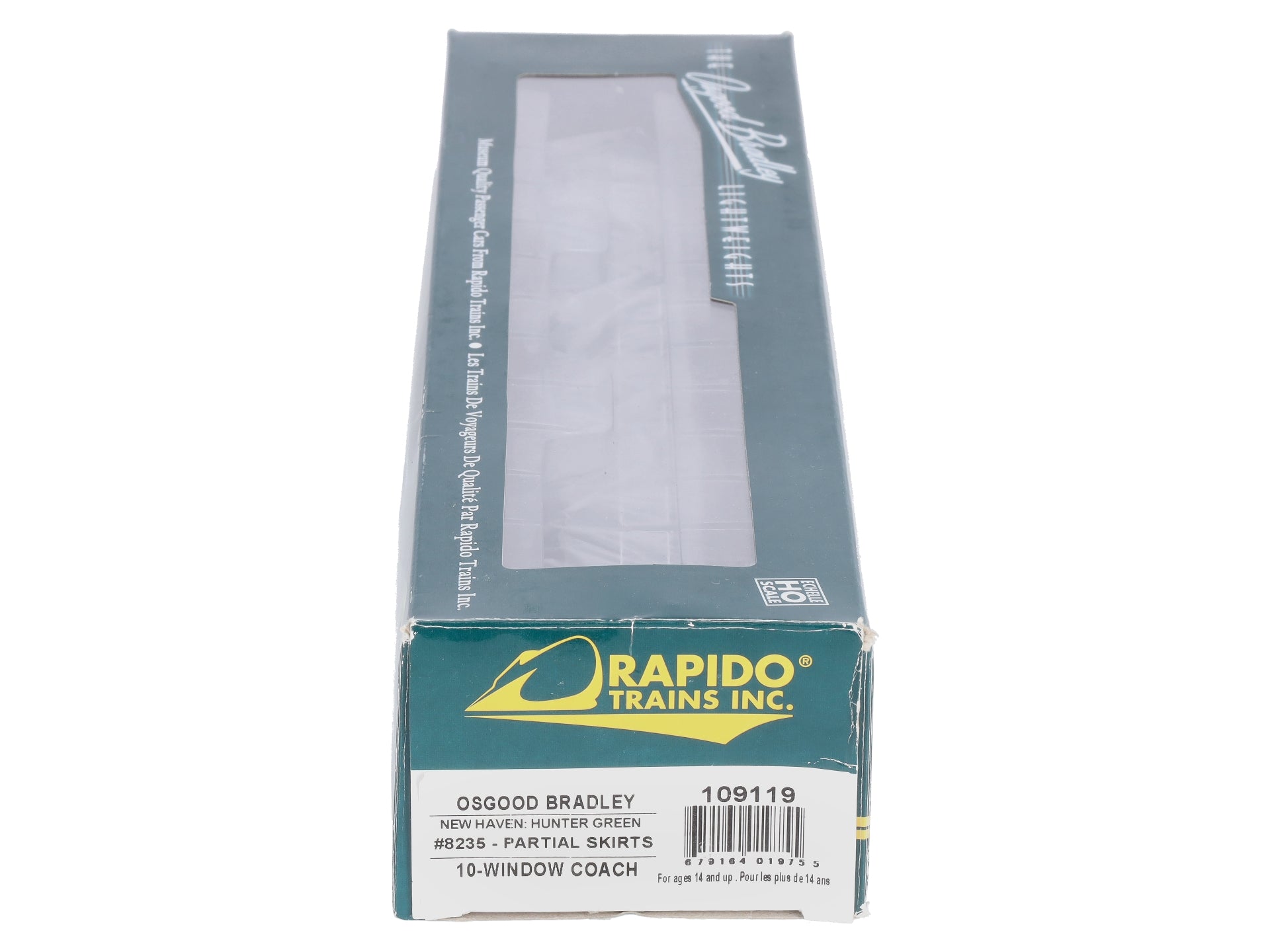 Rapido Trains 109119 HO New Haven 10-Window Coach #8235