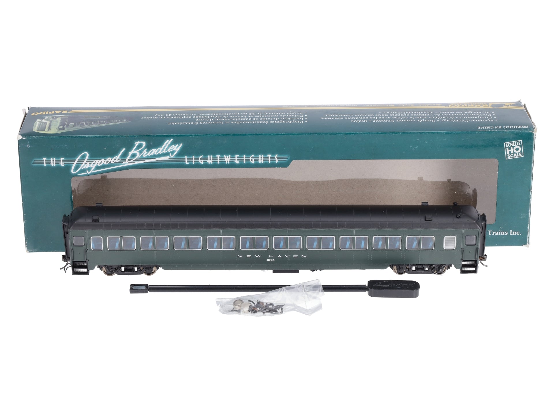 Rapido Trains 109119 HO New Haven 10-Window Coach #8235