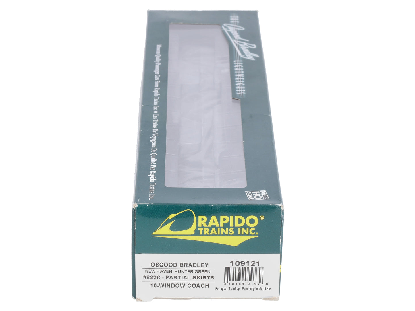 Rapido Trains 109121 HO New Haven 10-Window Coach #8228